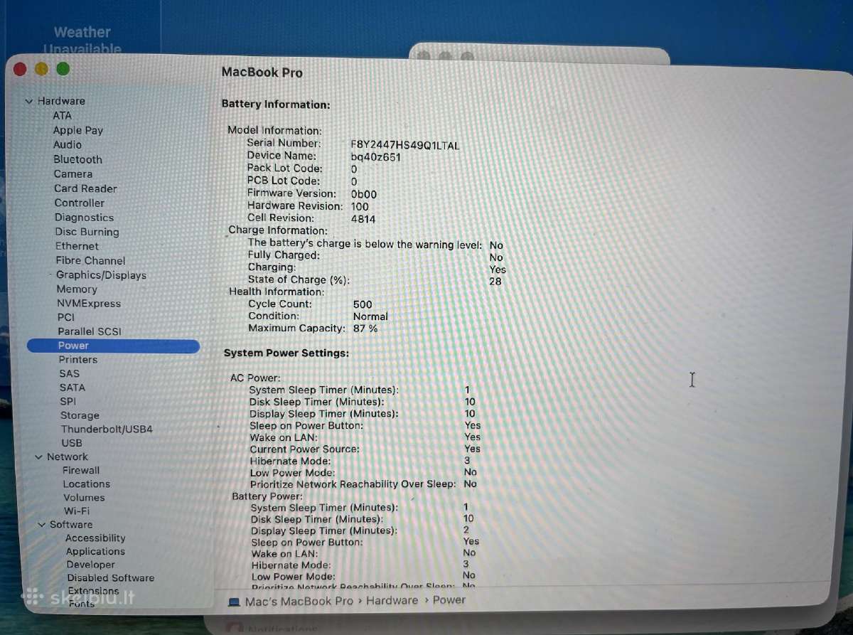 Apple MacBook Pro 2023 14 / M2 Pro /16gb / 512gb - nuotraukos Nr. 3