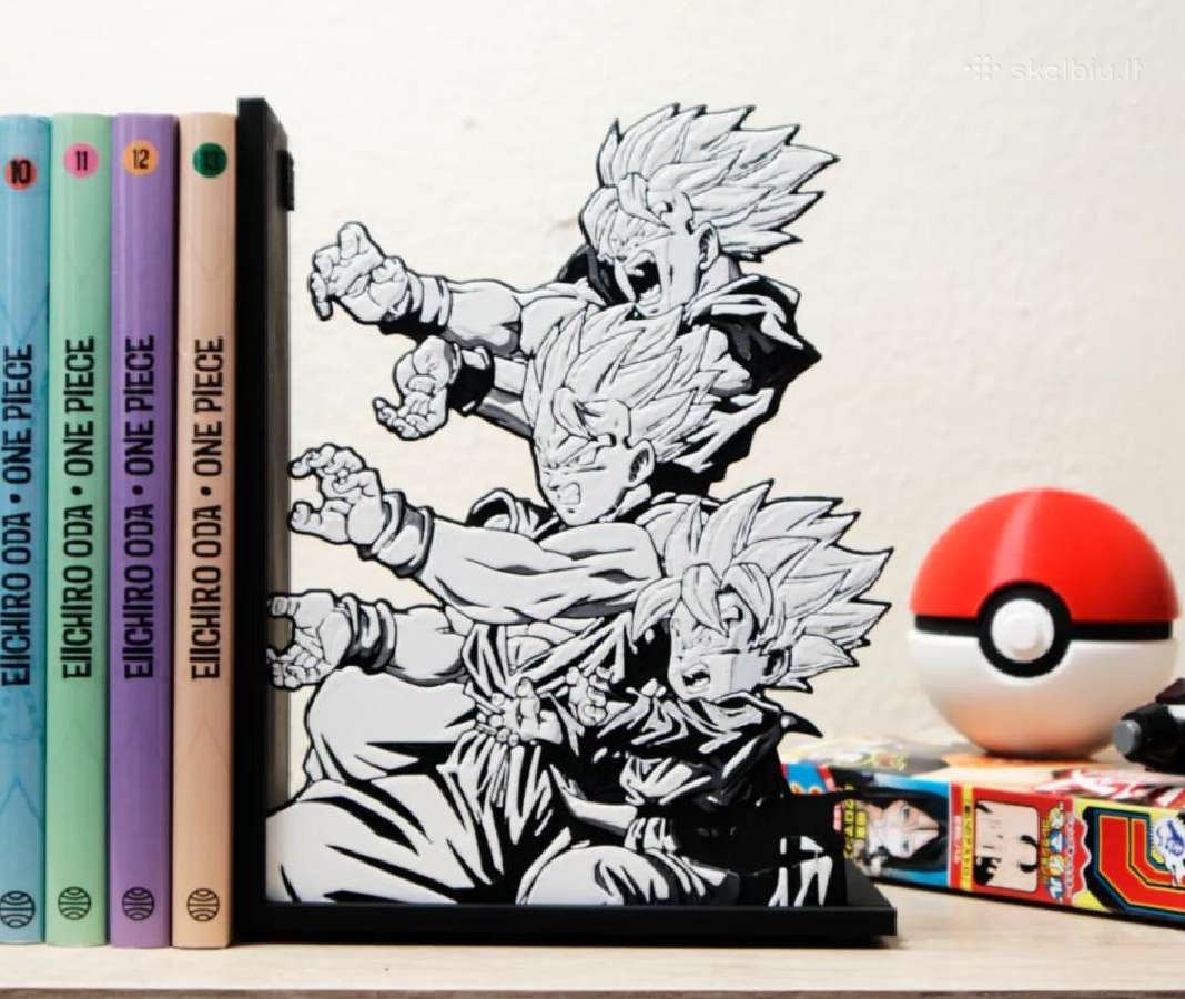 Dragon Ball Z Manga knygų laikiliai (bookend) - nuotraukos Nr. 8
