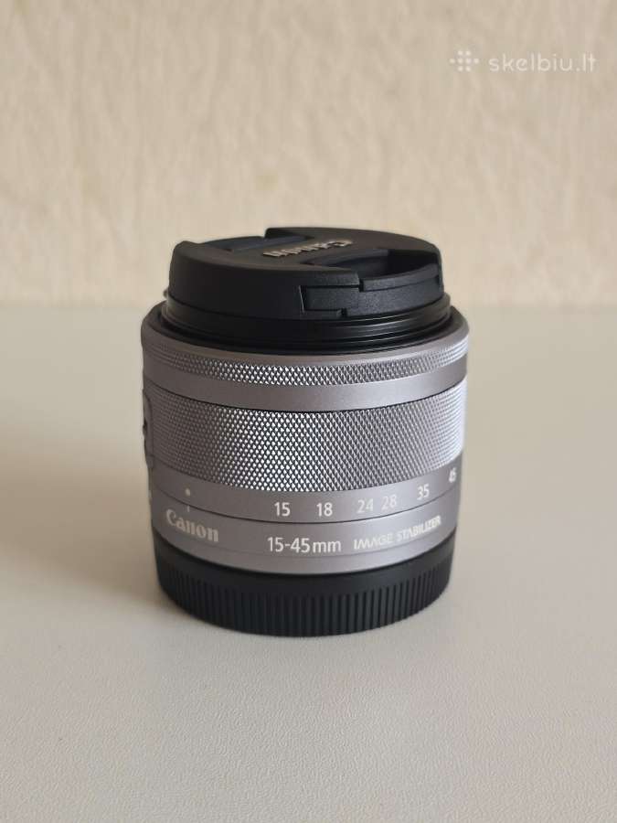 Canon EOS M50 White + 2 objektyvai + adapteris - nuotraukos Nr. 3