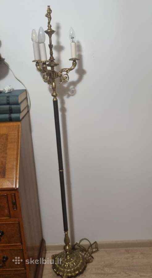 Retro,prabangus,tikros bronzos toršeras 155cm. - nuotraukos Nr. 3