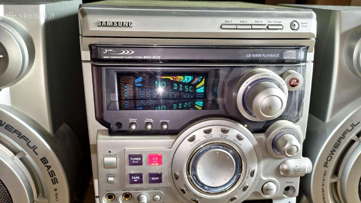 Samsung Max-b570 muzikinis centras su kolonėlėmis - nuotraukos Nr. 2