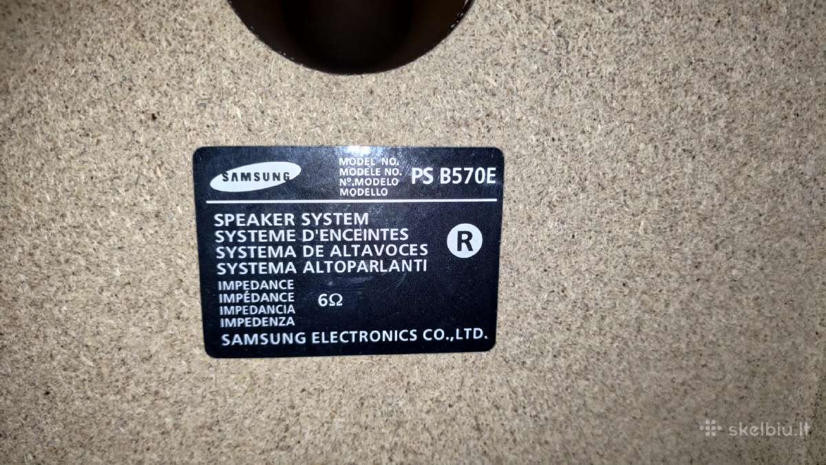 Samsung Max-b570 muzikinis centras su kolonėlėmis - nuotraukos Nr. 8