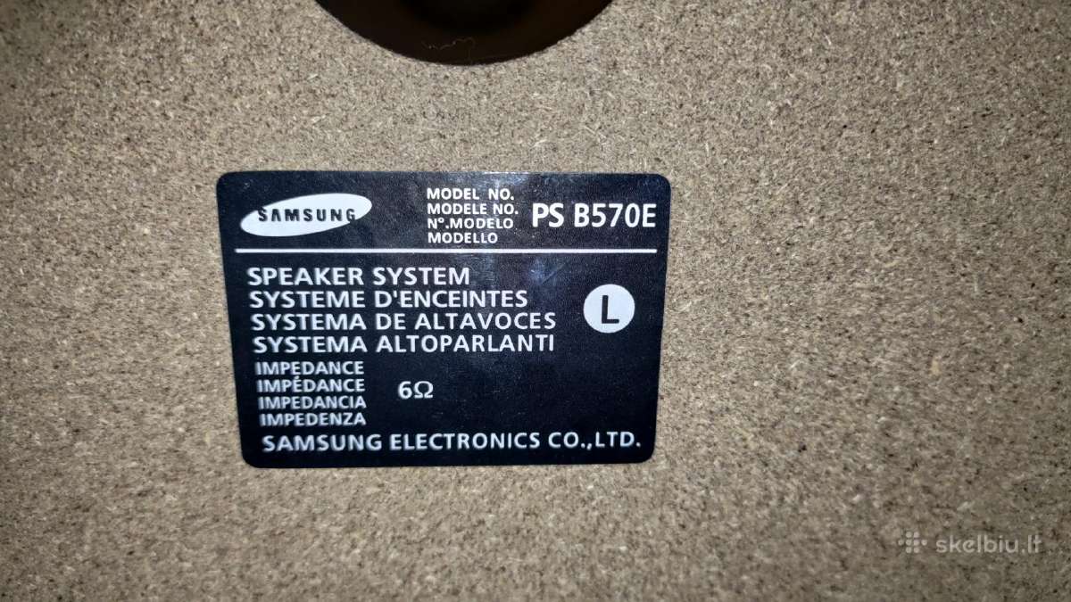Samsung Max-b570 muzikinis centras su kolonėlėmis - nuotraukos Nr. 9