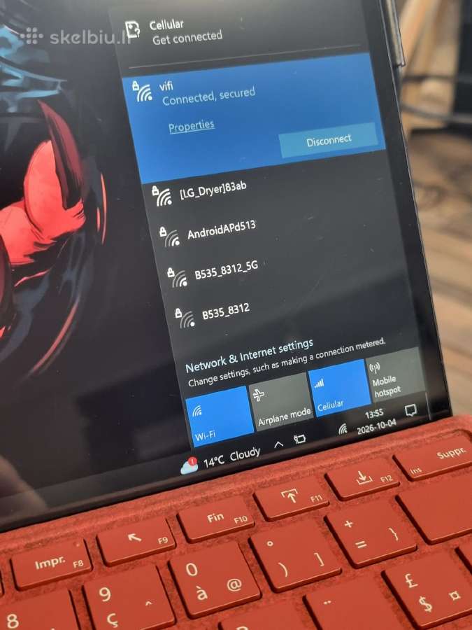 Microsoft surface Prox Sq1 - nuotraukos Nr. 5