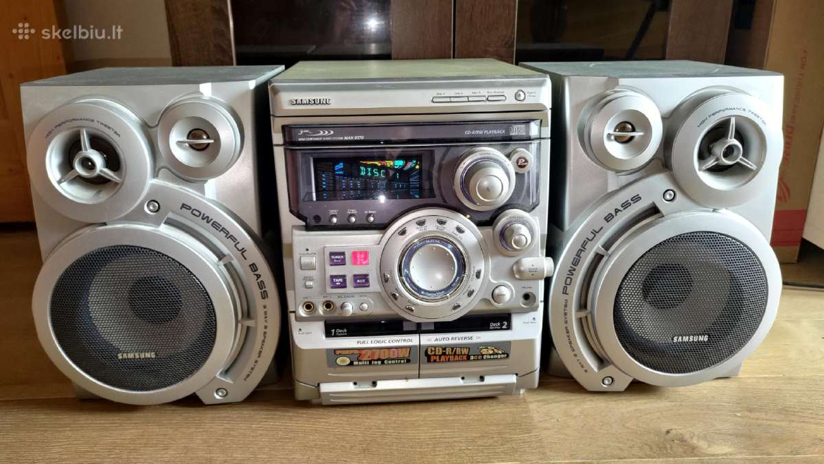 Samsung Max-b570 muzikinis centras su kolonėlėmis - nuotraukos Nr. 11