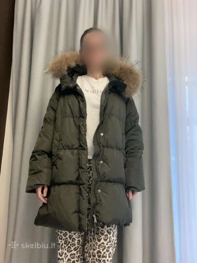 Weekend Maxmara pūkinis paltas natūraliu kailiu - nuotraukos Nr. 5