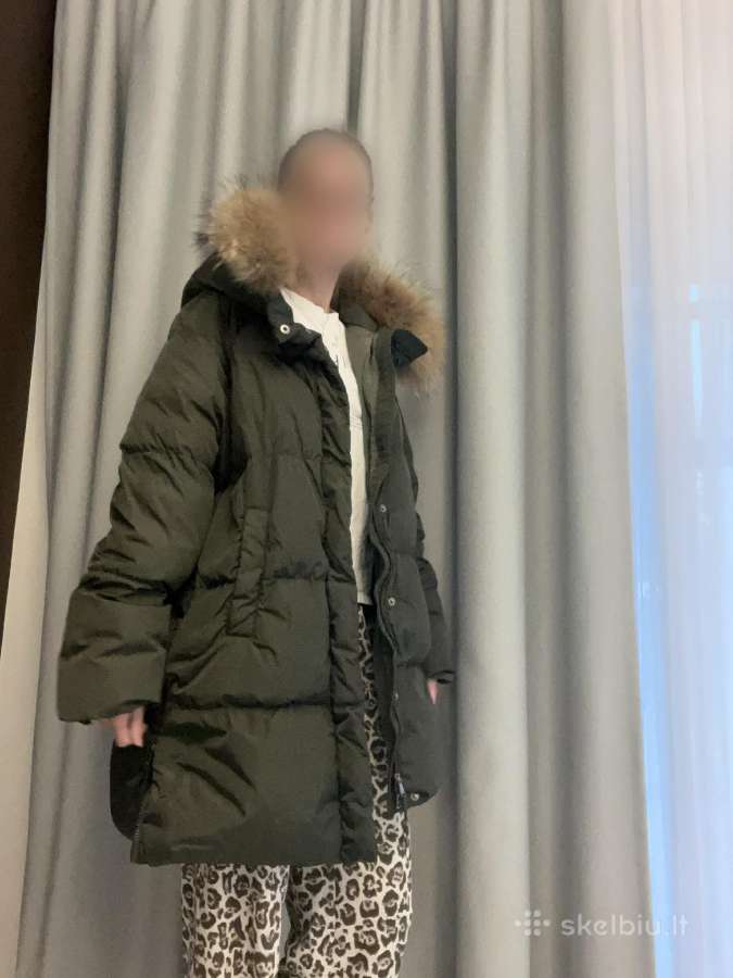 Weekend Maxmara pūkinis paltas natūraliu kailiu - nuotraukos Nr. 6