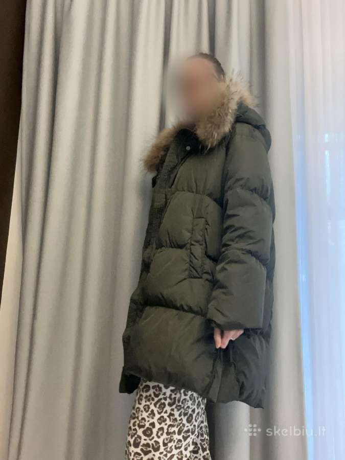 Weekend Maxmara pūkinis paltas natūraliu kailiu - nuotraukos Nr. 7