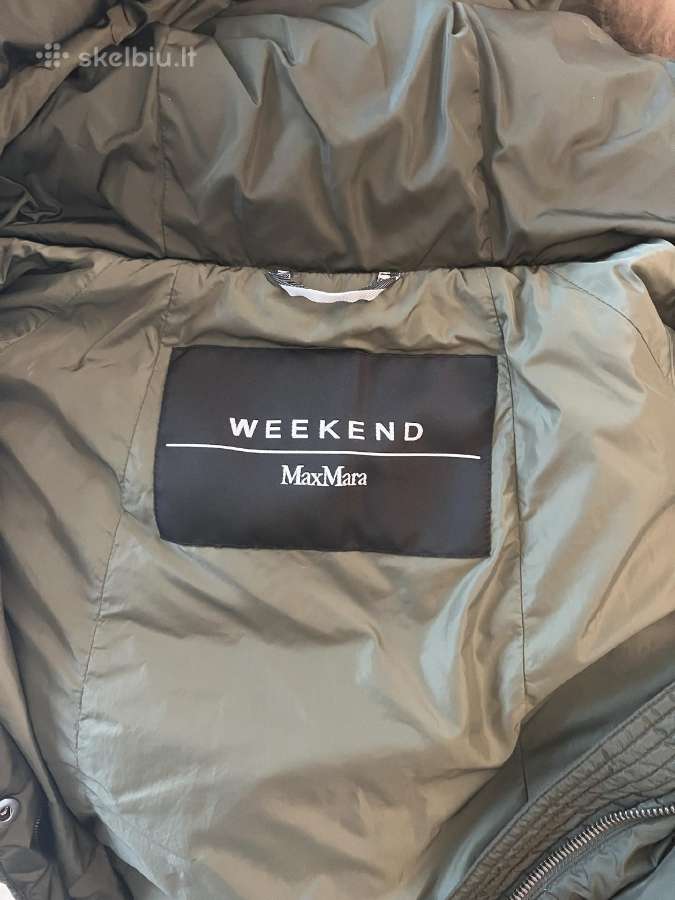Weekend Maxmara pūkinis paltas natūraliu kailiu - nuotraukos Nr. 10