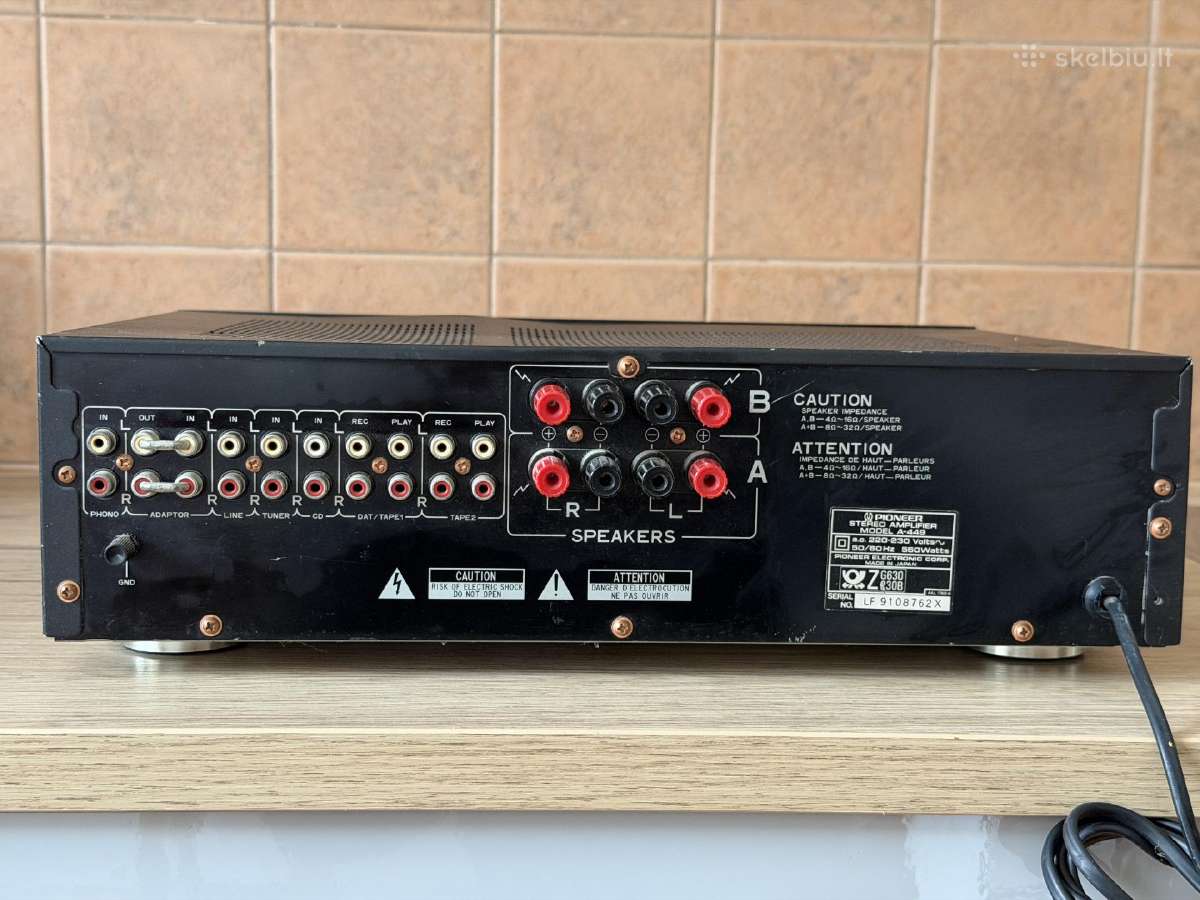 Pionieer A-449 stiprintuvas - nuotraukos Nr. 2