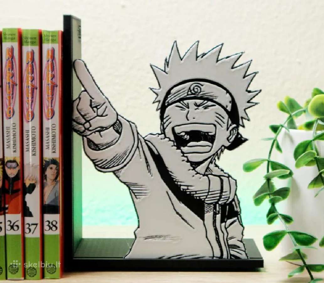 Naruto Manga Knygų laikikliai (bookend) - nuotraukos Nr. 2