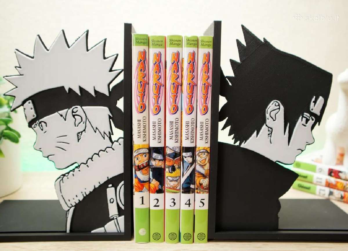 Naruto Manga Knygų laikikliai (bookend) - nuotraukos Nr. 4