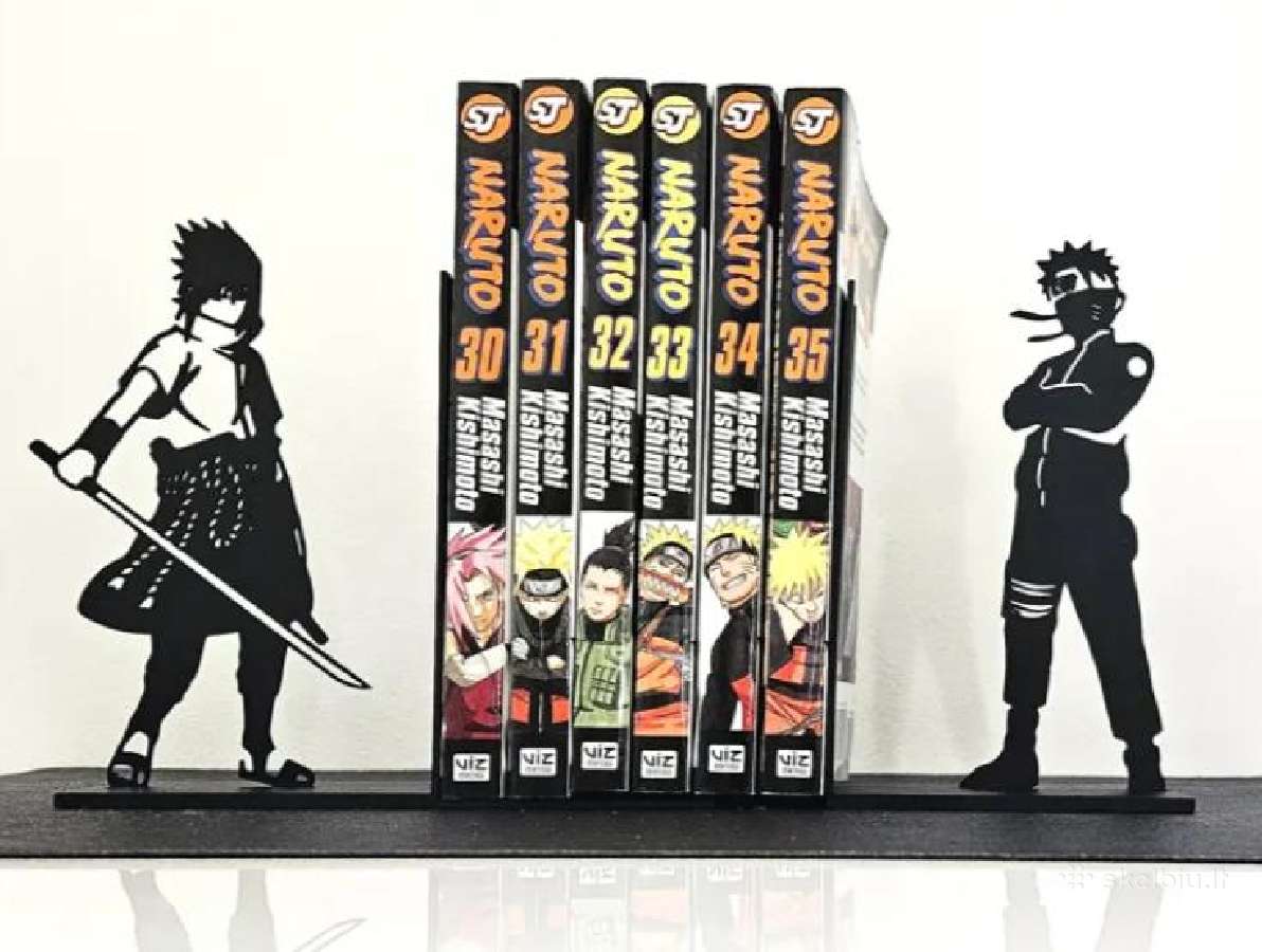 Naruto Manga Knygų laikikliai (bookend) - nuotraukos Nr. 7