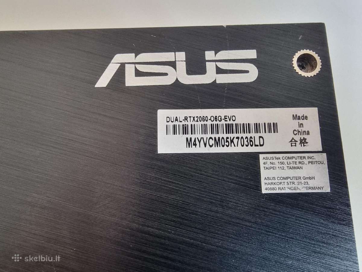 Asus Rtx 2060 - nuotraukos Nr. 7