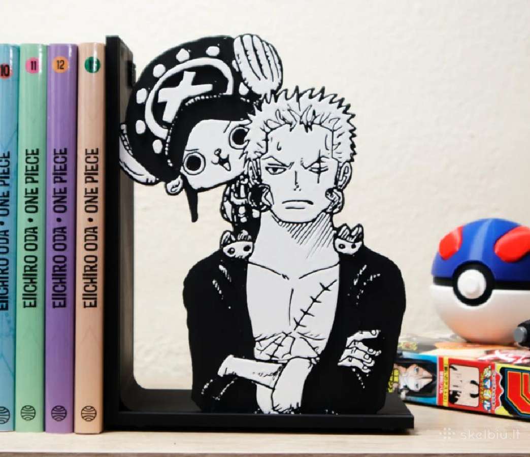 Onepiece Manga Knygų laikikliai (Bookend) - nuotraukos Nr. 17