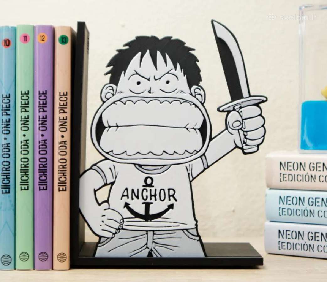 Onepiece Manga Knygų laikikliai (Bookend) - nuotraukos Nr. 23