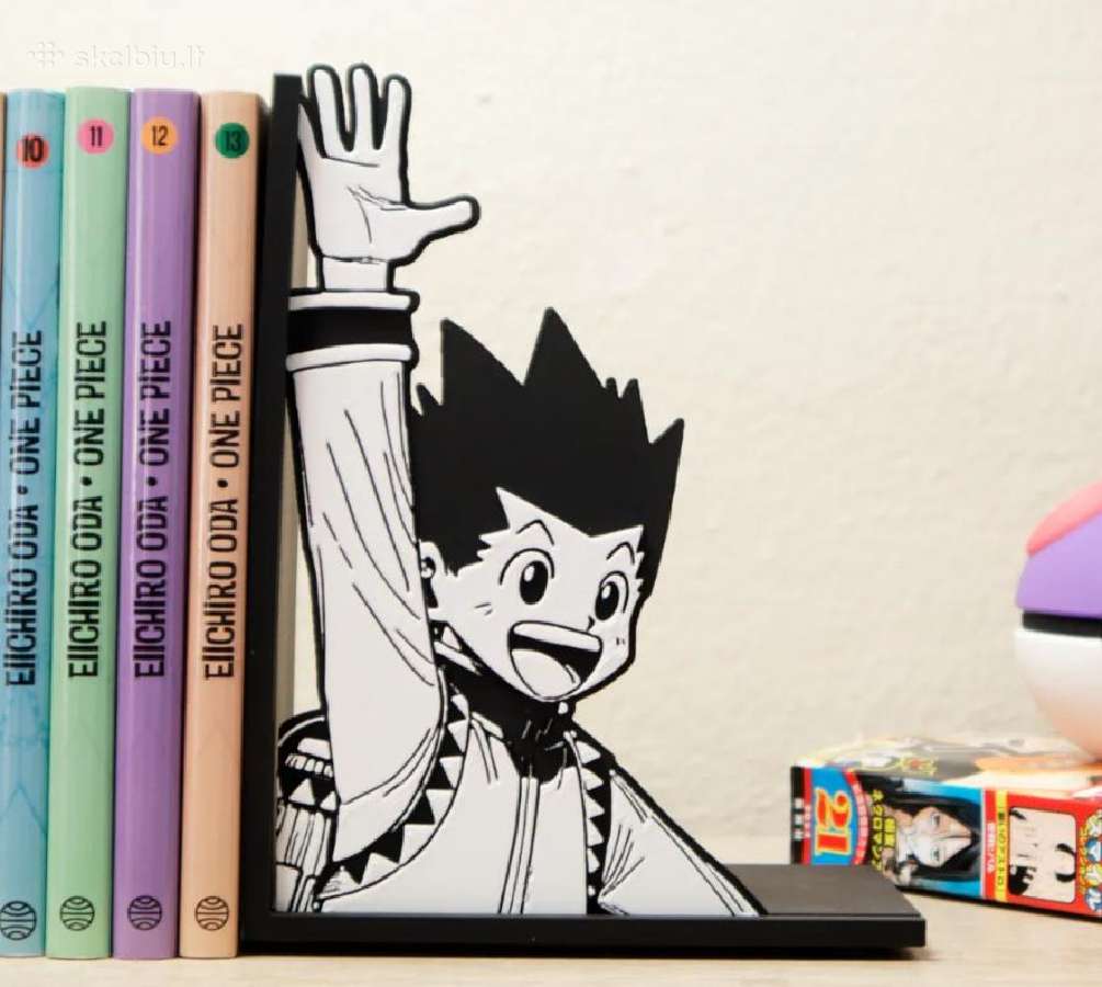 Hunter x Hunter Manga knygų laikikliai (Bookend) - nuotraukos Nr. 2