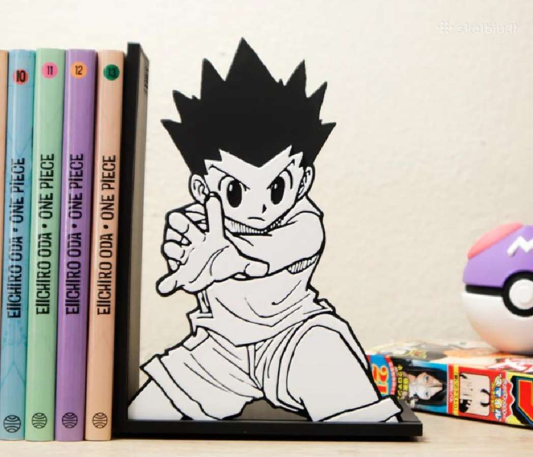 Hunter x Hunter Manga knygų laikikliai (Bookend) - nuotraukos Nr. 3