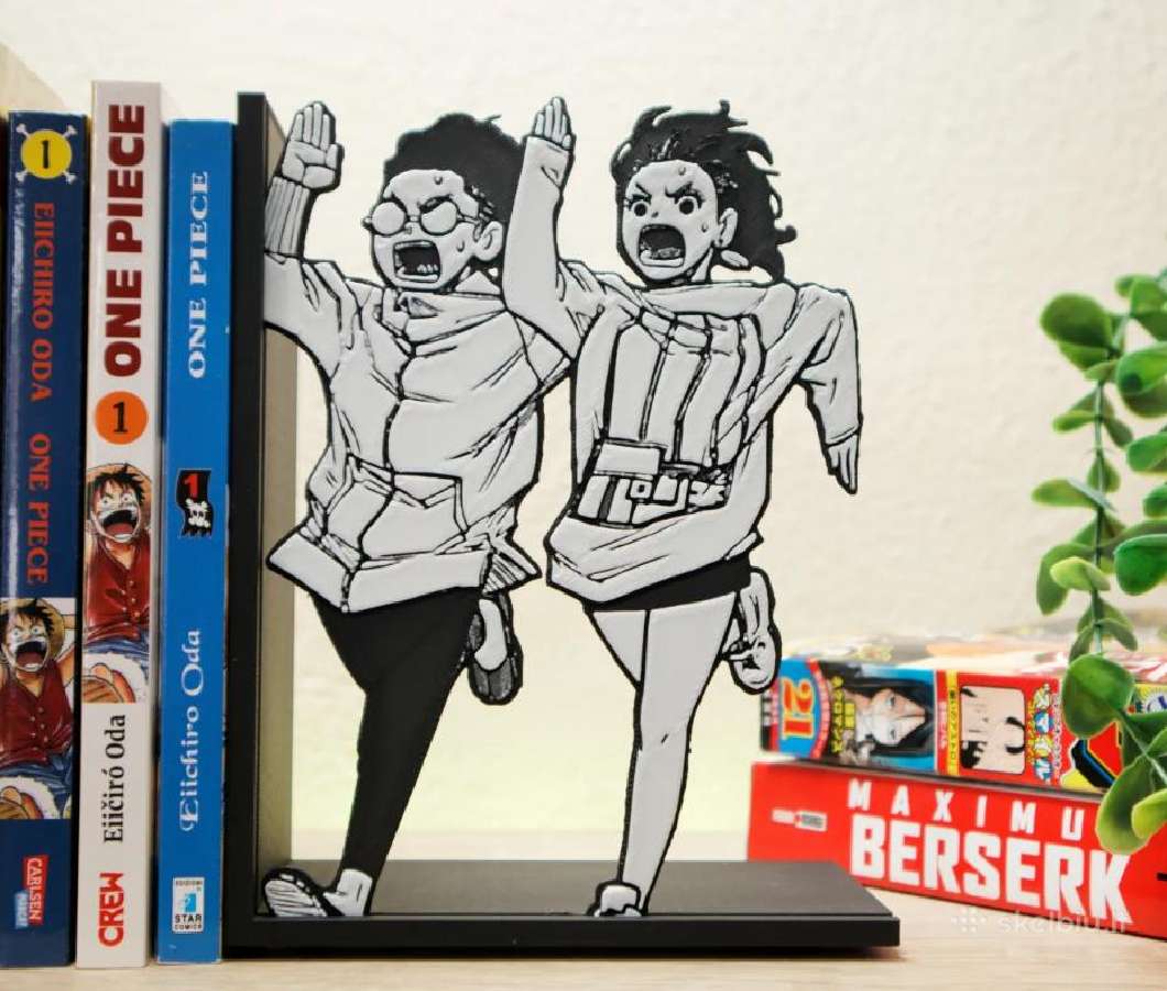 Dan da dan manga knygų laikikliai (bookend) - nuotraukos Nr. 4