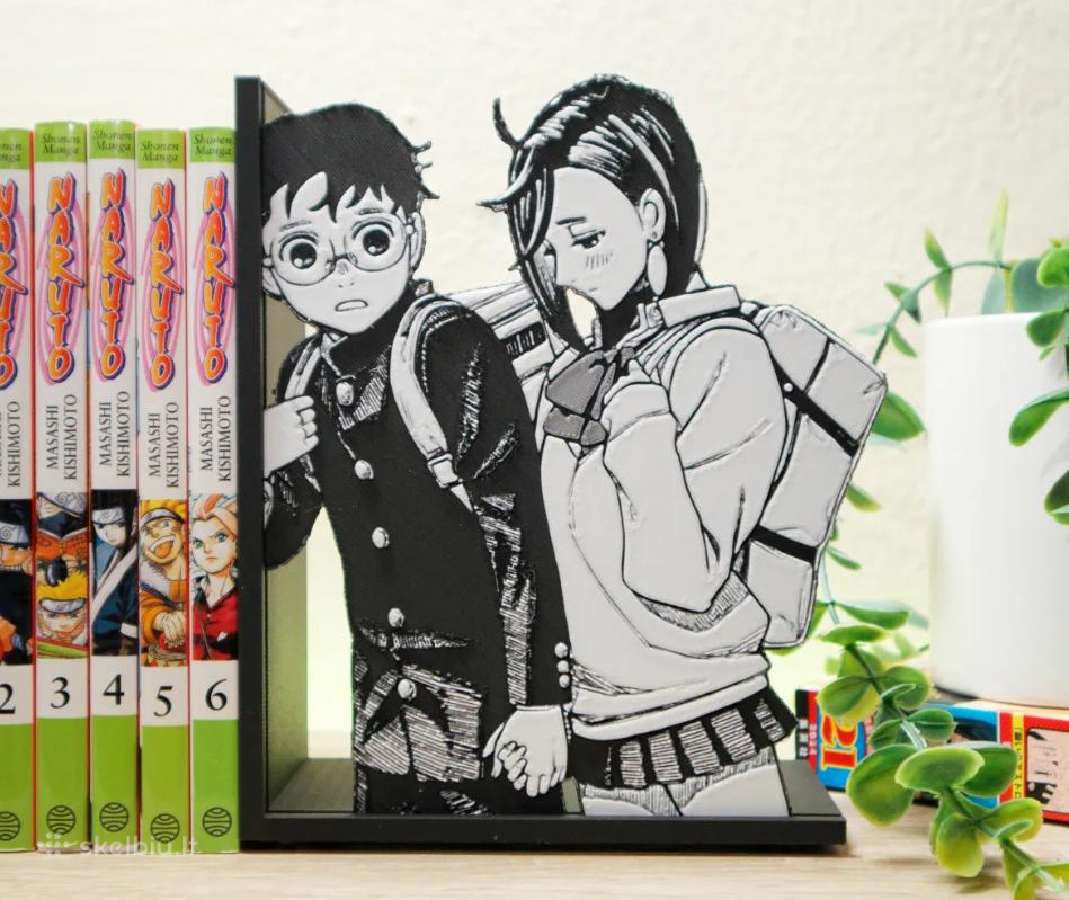 Dan da dan manga knygų laikikliai (bookend) - nuotraukos Nr. 5