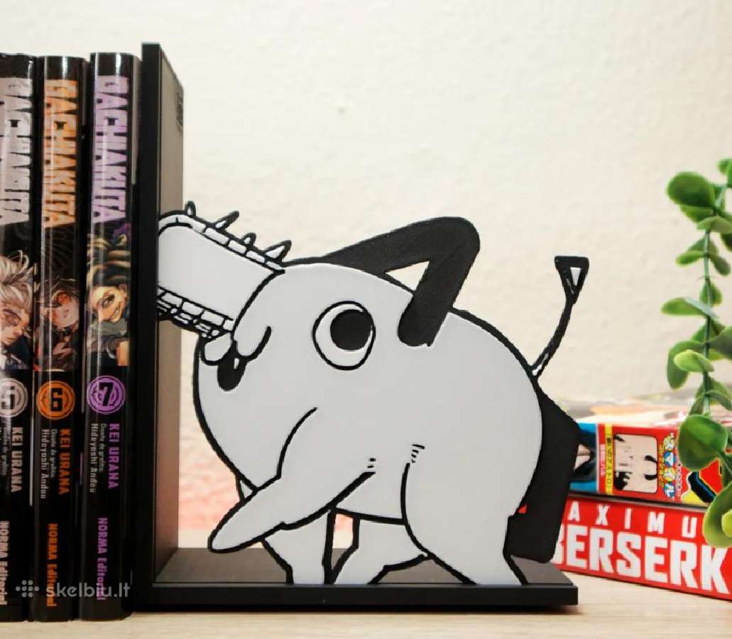 Chainsaw man manga knygų laikikliai (bookend) - nuotraukos Nr. 4