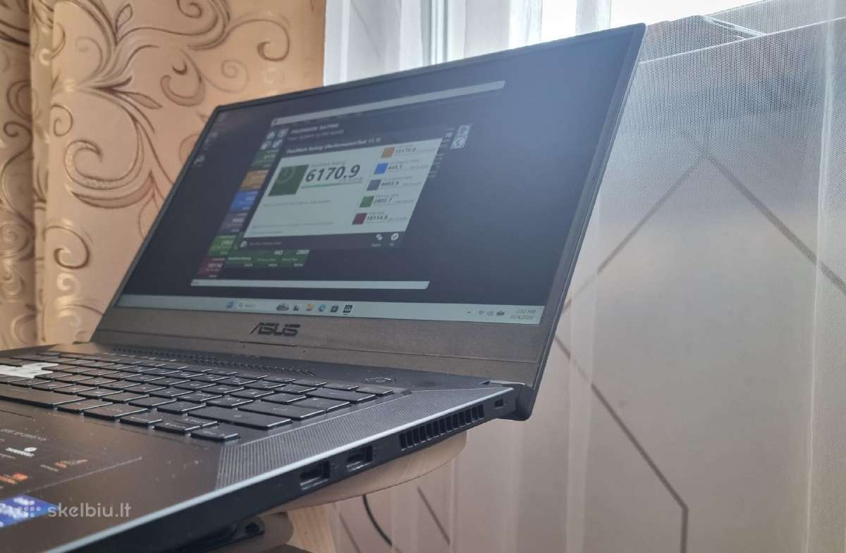 Asus Tuf Dash F15 i7 Rtx - nuotraukos Nr. 2