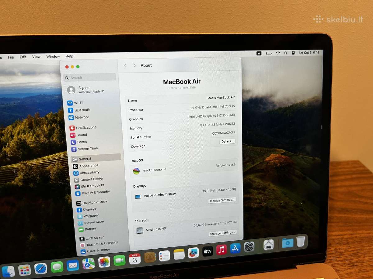 MacBook Air 2018 - nuotraukos Nr. 2