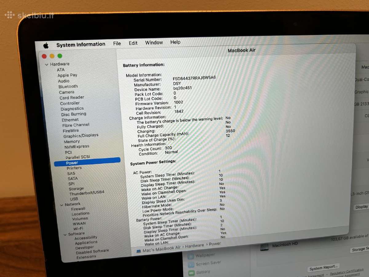 MacBook Air 2018 - nuotraukos Nr. 3