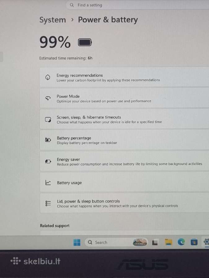 Asus Tuf Dash F15 i7 Rtx - nuotraukos Nr. 9