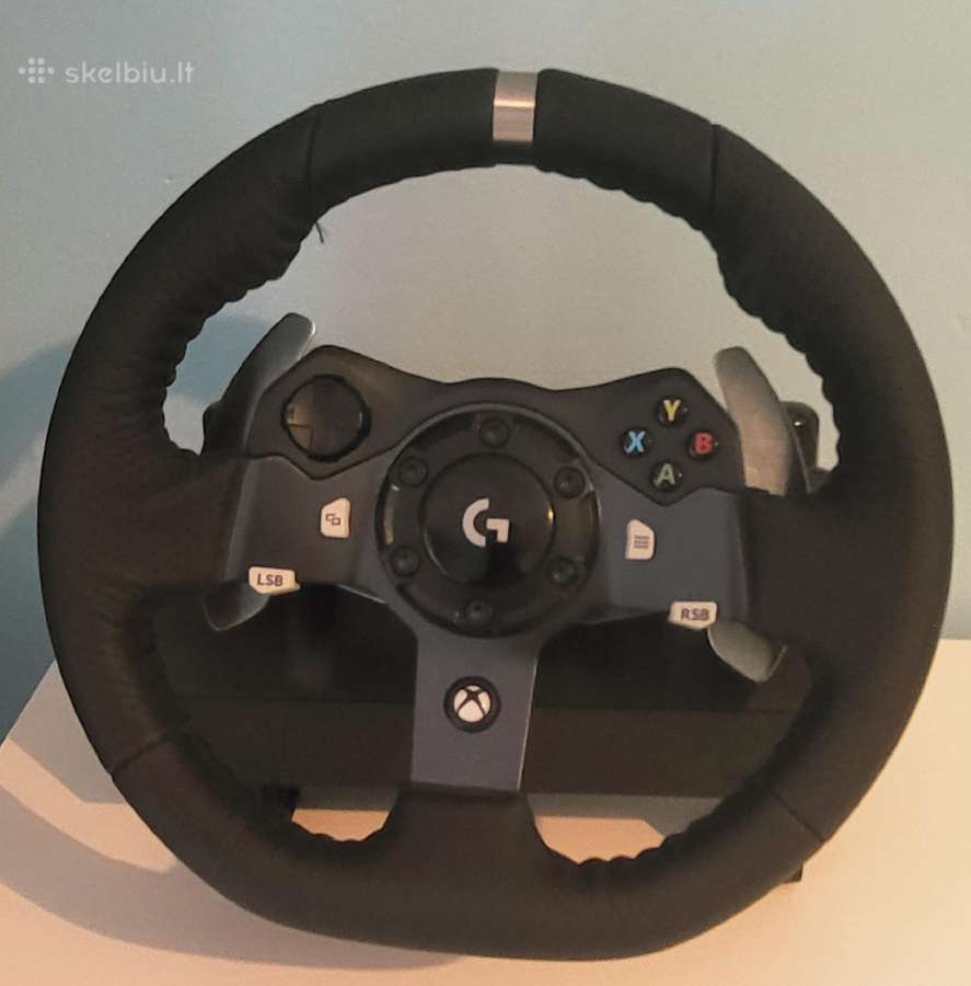 Logitech G920 Xbox/pc vairas + pavarų svirtis - nuotraukos Nr. 2