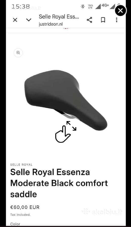 Selle Royal gravel/MTB/miesto unisex sėdynė - nuotraukos Nr. 3