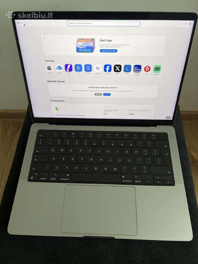 MacBook Pro, 14" M1 Pro, 16gb/512gb, 2021 - nuotraukos Nr. 2