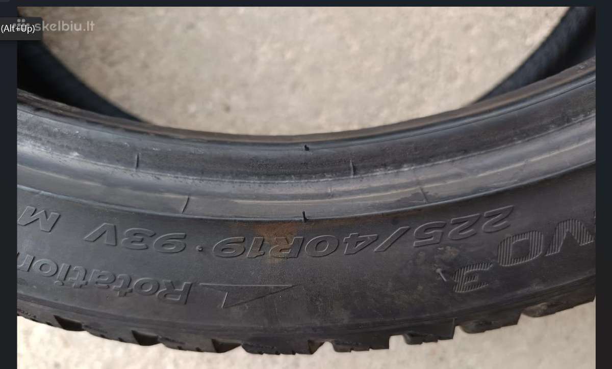 Hankook 225/40+255/35//2023m žieminės - nuotraukos Nr. 4