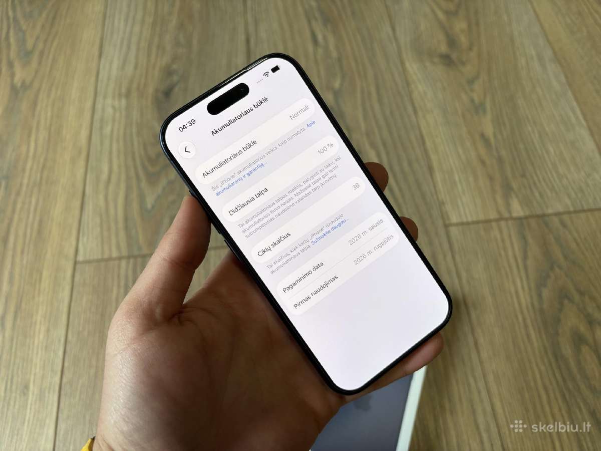 iPhone 17 Pro ( melynas ) - nuotraukos Nr. 4
