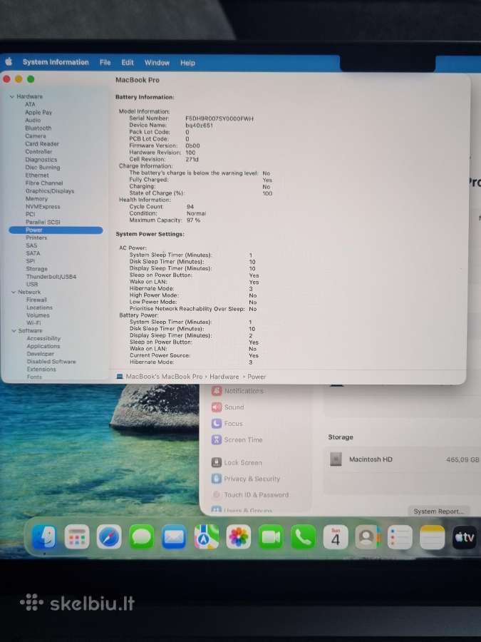 Apple MacBook Pro 14 M4 Pro – 24 GB / 512 GB - nuotraukos Nr. 10