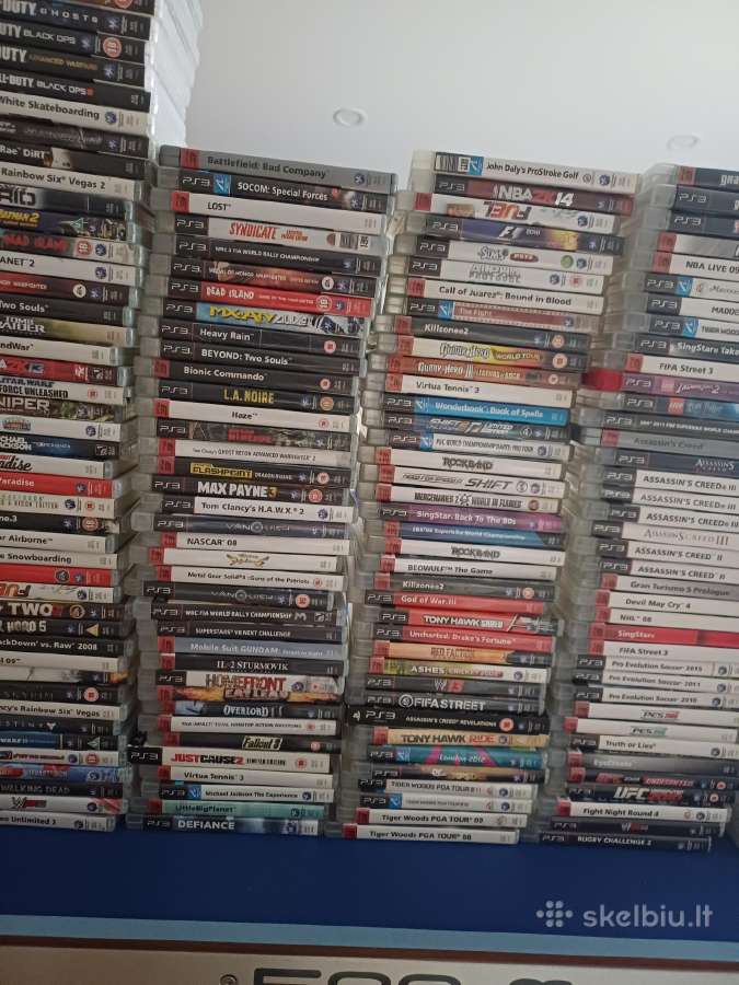 PS3 zaidimu kolekcija skaitom aprasyma - nuotraukos Nr. 3