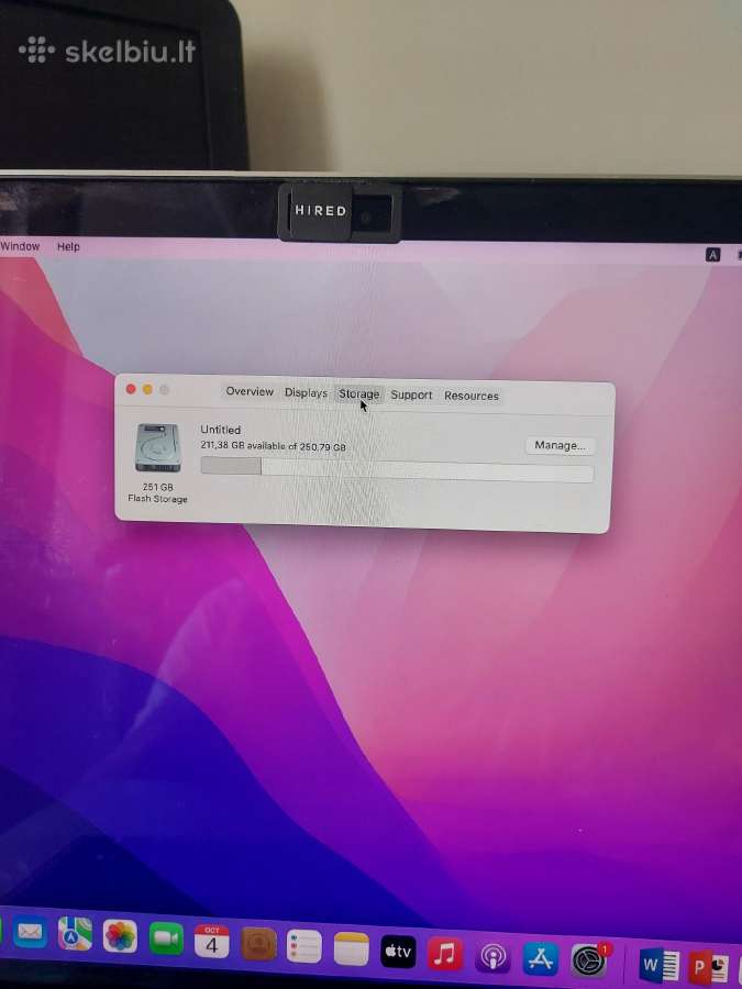 MacBook Pro 15" Retina 2015 i7 16gb RAM 256g - nuotraukos Nr. 7
