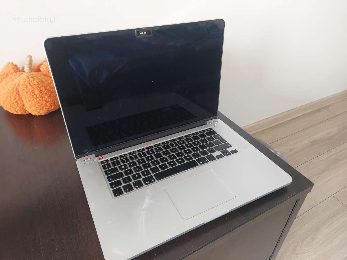 MacBook Pro 15" Retina 2015 i7 16gb RAM 256g - nuotraukos Nr. 2