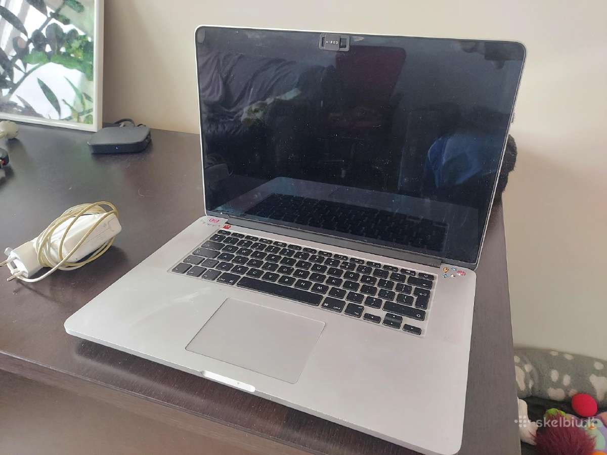 MacBook Pro 15" Retina 2015 i7 16gb RAM 256g - nuotraukos Nr. 3
