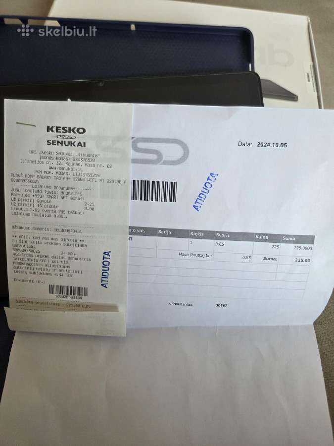 Naudota planšetė Samsung Tab A9+ - nuotraukos Nr. 6