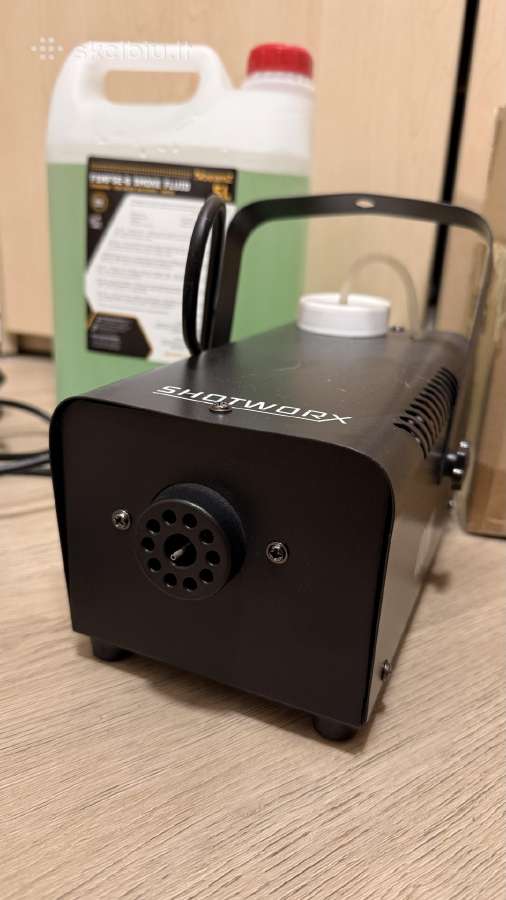 Shotworx Dūmų Mašina 400w + Dūmų Skystis Beamz - nuotraukos Nr. 2