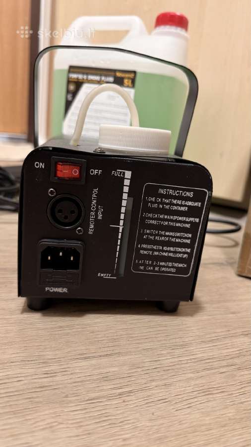 Shotworx Dūmų Mašina 400w + Dūmų Skystis Beamz - nuotraukos Nr. 3