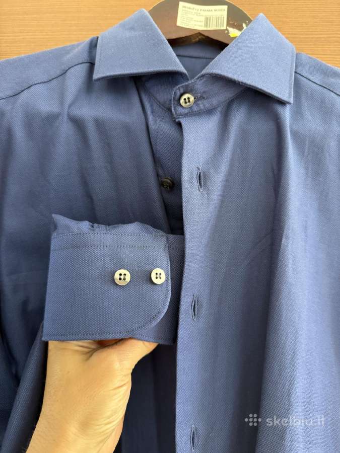 Itališki vyr. Marškiniai M, slim fit - nuotraukos Nr. 4