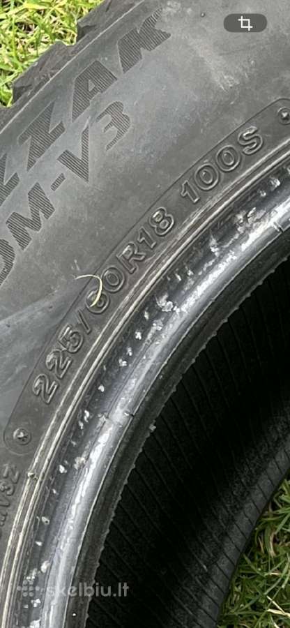 Bridgestone Blizzak Dm-v3 225/60 R18 – 4 vnt. - nuotraukos Nr. 6