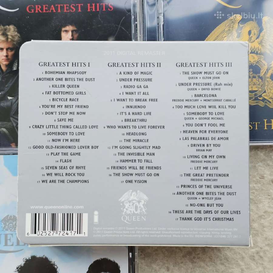 Queen Greatest Hits 3cd - nuotraukos Nr. 2
