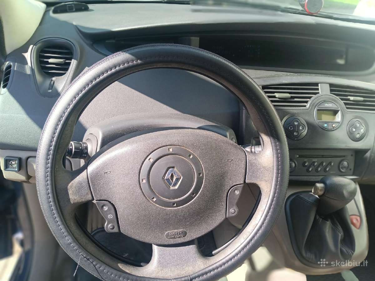 Renault Scenic dujos/benzinas, automatinė pav. - nuotraukos Nr. 6