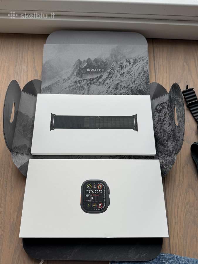 Apple Watch Ultra 2 49mm Black – 100% baterija - nuotraukos Nr. 7
