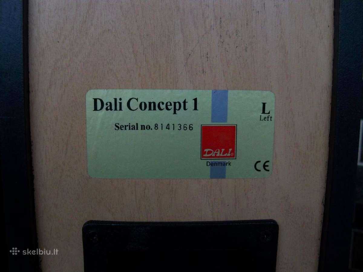 Dali concept 1, blue 1001.a.r18bx. Fostex Sx 501f. - nuotraukos Nr. 12