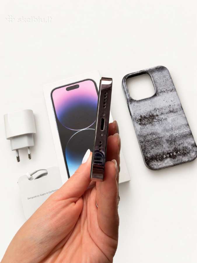 iPhone 14 Pro 128 GB Deep Purple su priedais - nuotraukos Nr. 5