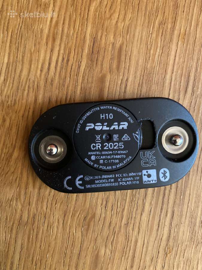 Kardio diržas Polar H10 - nuotraukos Nr. 3